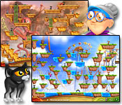 Help Granny navigate through an exotic park and rescue her kitties in this fun and hilarious adventure!