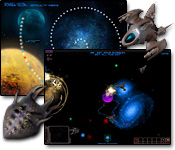 Take to the stars and battle the villainous Clagnor with a dizzying assortment of explosive weapons and enhancements!
