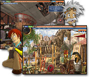 Join The Clumsys family vacation using Grandpa`s time machine. Detect items that are out of place in this historical Hidden Object game.