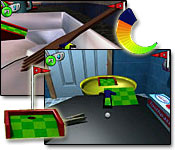 Play a game of mini-golf, in a house!