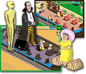 You are responsible for the train's timely arrival at the station. Catch happy smiles and make it to the station on time!
