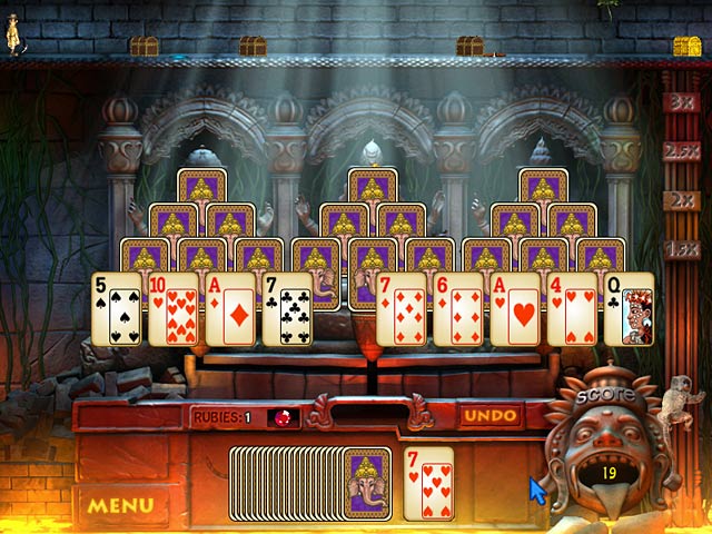 Tri-Peaks 2: Quest for the Ruby Ring Game