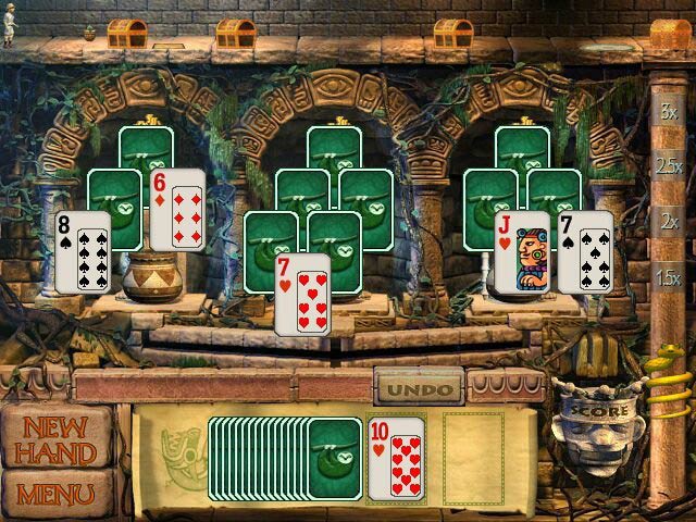 Tri-Peaks Solitaire To Go Game