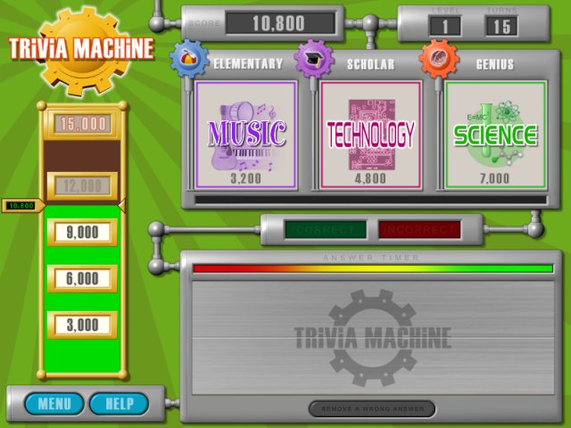 Trivia Machine Game