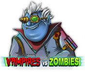 Control vampire forces to fight back a zombie invasion in Vampires vs. Zombies, a zany Time Management game!