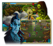 Control vampire forces to fight back a zombie invasion in Vampires vs. Zombies, a zany Time Management game!