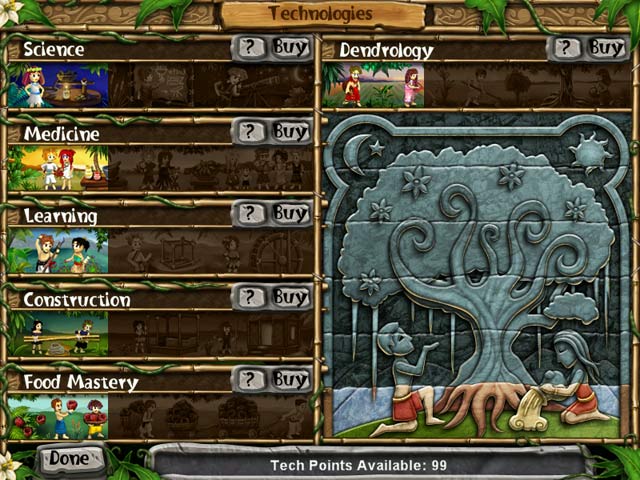 Virtual Villagers: The Tree of Life Game