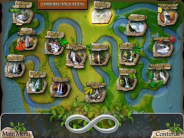 Waterscape Solitaire: American Falls Game