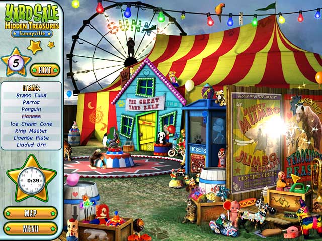 Yard Sale Hidden Treasures: Sunnyville Game